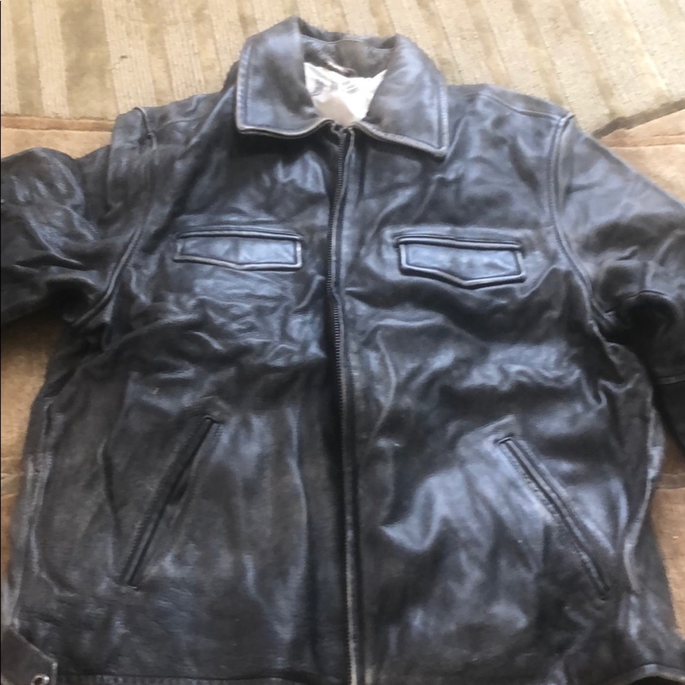 Leather jacket